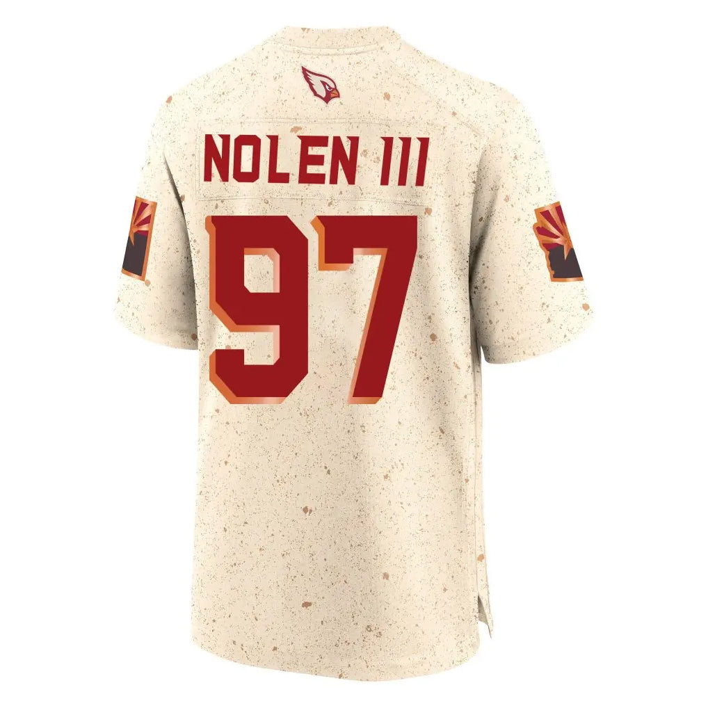 Odoa A.Cardinals #97 Walter Nolen III Player Cream Rivalries Collection Game Stitched Jerseys