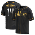 Odoa A.Diamondbacks #14 Gabriel Moreno Player Black Golden Replica Alternate Stitched Jerseys