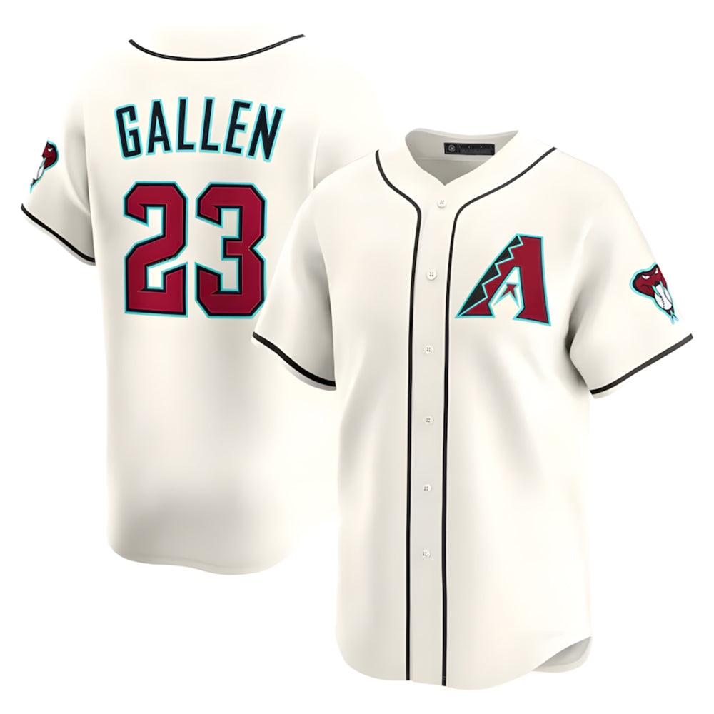 Odoa A.Diamondbacks #23 Zac Gallen Player Cream Game Limited Stitched Jerseys