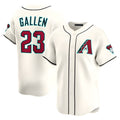 Odoa A.Diamondbacks #23 Zac Gallen Player Cream Game Limited Stitched Jerseys