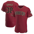 Odoa A.Diamondbacks #38 Paul Sewald Player Red Crimson Alternate Stitched Jersey