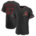 Odoa A.Diamondbacks #57 Eduardo Rodriguez Player Black Alternate Stitched Jersey