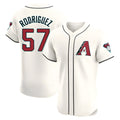 Odoa A.Diamondbacks #57 Eduardo Rodriguez Player Cream Elite Home Stitched Jersey