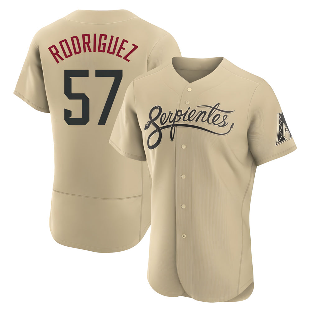 Odoa A.Diamondbacks #57 Eduardo Rodriguez Player Gold 2026 City Connect Stitched Jersey