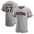 Odoa A.Diamondbacks #57 Eduardo Rodriguez Player Gray Road Stitched Jersey