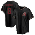 Odoa A.Diamondbacks #8 James McCann Player Black Replica Alternate Stitched Jersey
