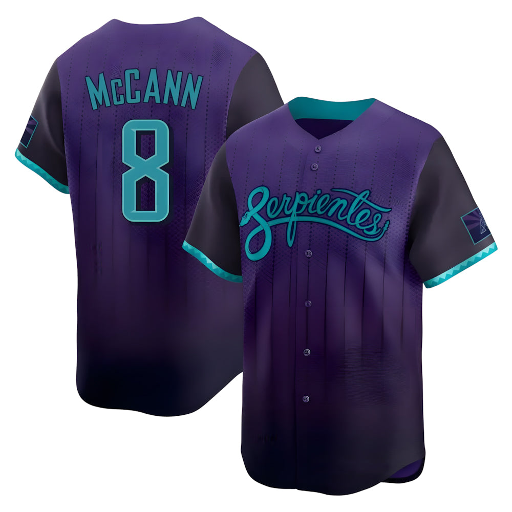Odoa A.Diamondbacks #8 James McCann Player Purple Limited 2026 City Connect Stitched Jersey