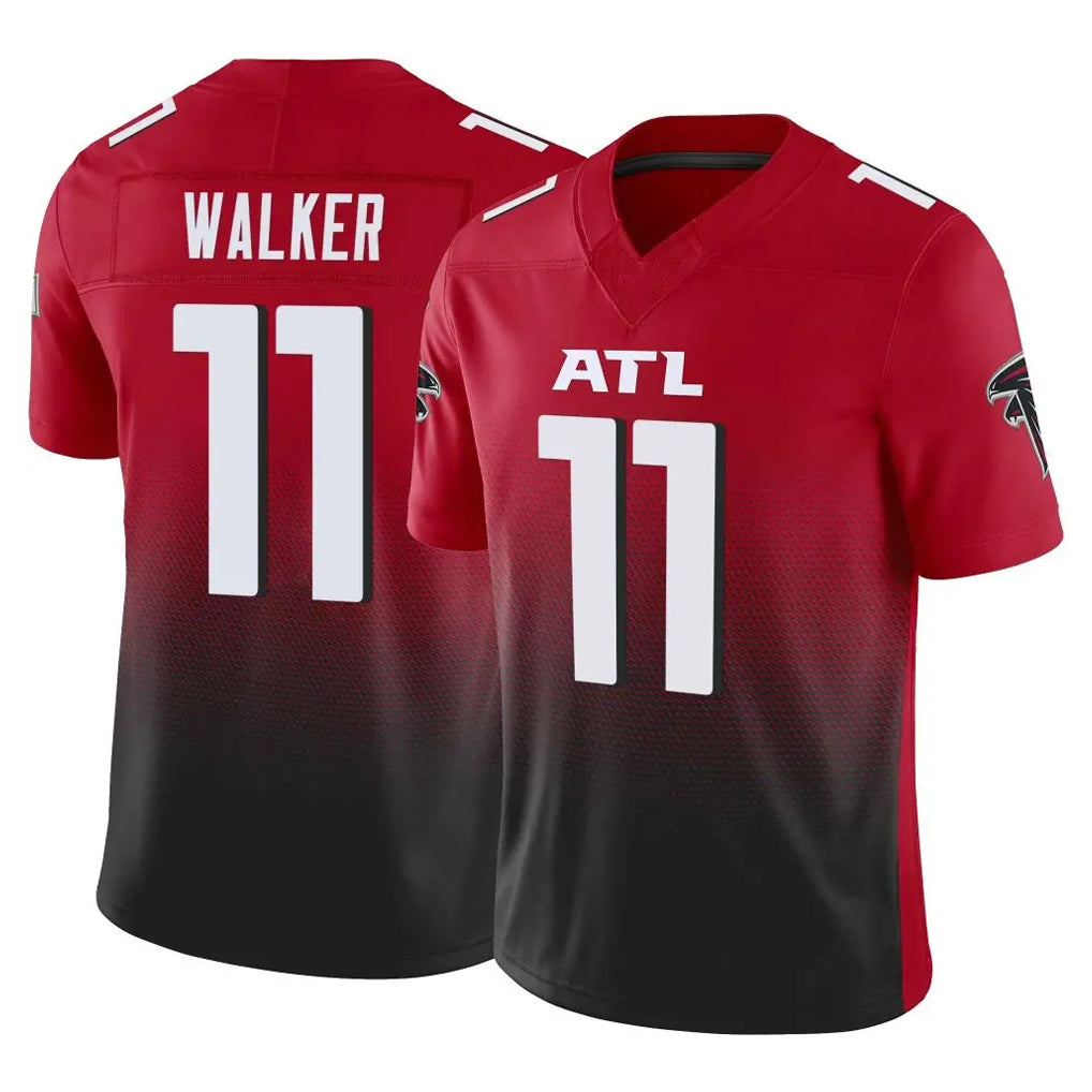 Odoa A.Falcons #11 Jalon Walker Player Red Vapor F.U.S.E. Limited Stitched Jerseys