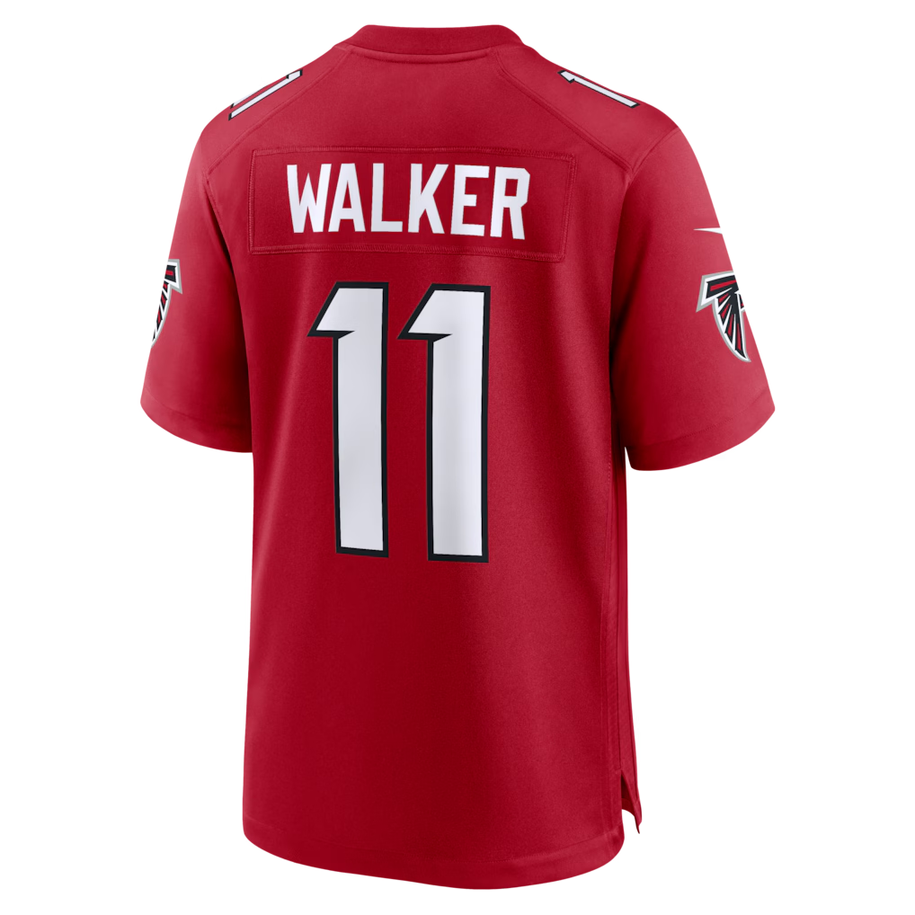 Odoa A.Falcons #11 Jalon Walker Red Game Stitched Jerseys