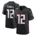 Odoa A.Falcons #12 Avieon Terrell Player Black Home Game Stitched Jerseys