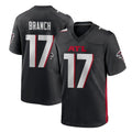 Odoa A.Falcons #17 Zachariah Branch Player Black Home Game Stitched Jerseys