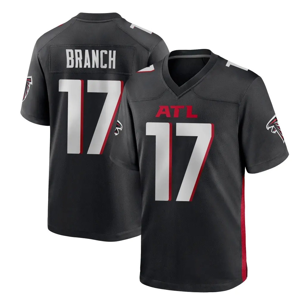 Odoa A.Falcons #17 Zachariah Branch Player Black Home Game Stitched Jerseys