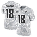 Odoa A.Falcons #18 Kirk Cousins Player Arctic Camo Salute to Service Limited Stitched Jerseys