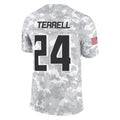 Odoa A.Falcons #24 A.J. Terrell Jr. Player Arctic Camo Salute to Service Limited Stitched Jerseys