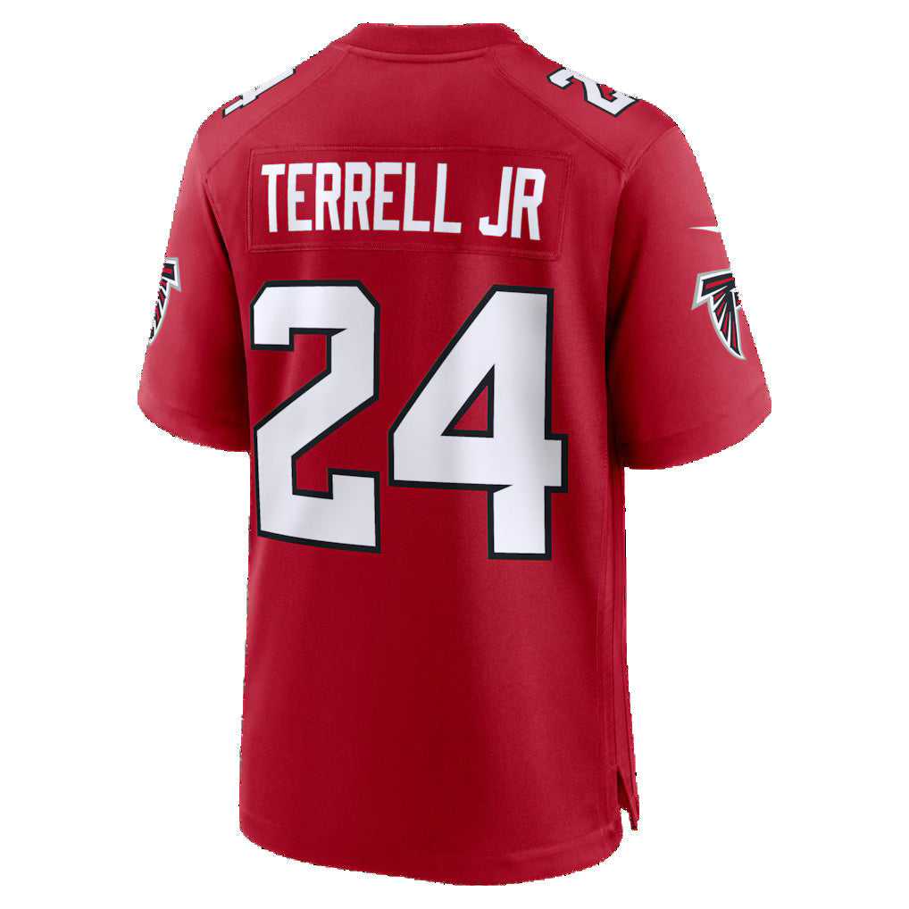 Odoa A.Falcons #24 A.J. Terrell Red Game Stitched Jerseys