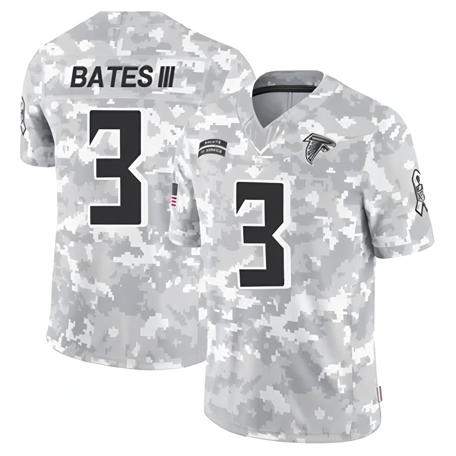 Odoa A.Falcons #3 Jessie Bates III Player Camo Salute to Service Limited Stitched Stitched Jerseys