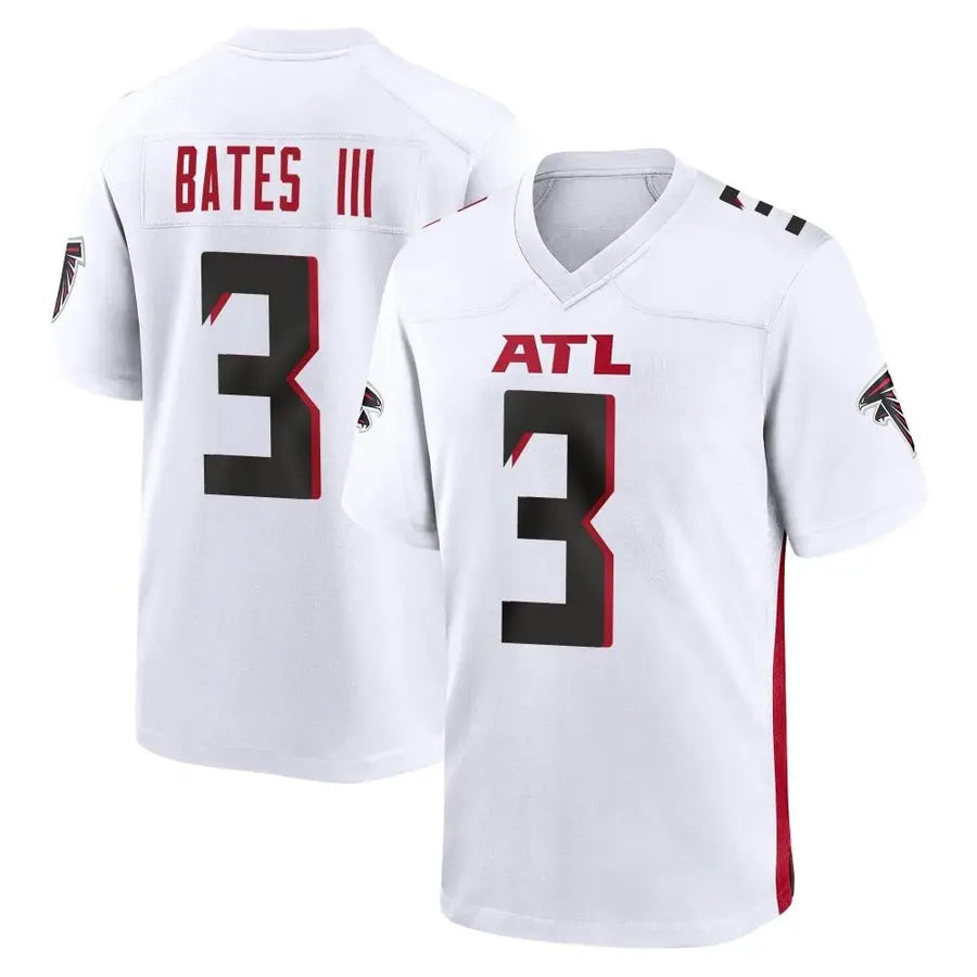 Odoa A.Falcons #3 Jessie Bates III Player White Home Game Stitched Jerseys