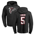 Odoa A.Falcons #5 Drake London Player Black Salute to Service Hoodies Stitched Jerseys