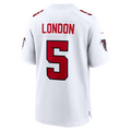 Odoa A.Falcons #5 Drake London White Game Stitched Jerseys
