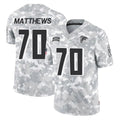Odoa A.Falcons #70 Jake Matthews Player Arctic Camo Salute to Service Limited Stitched Jerseys
