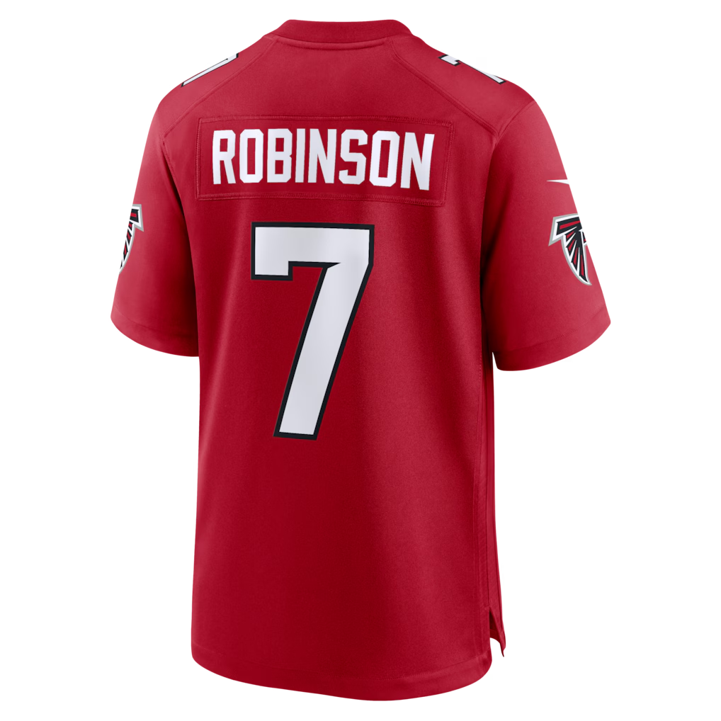 Odoa A.Falcons #7 Bijan Robinson Red Game Stitched Jerseys