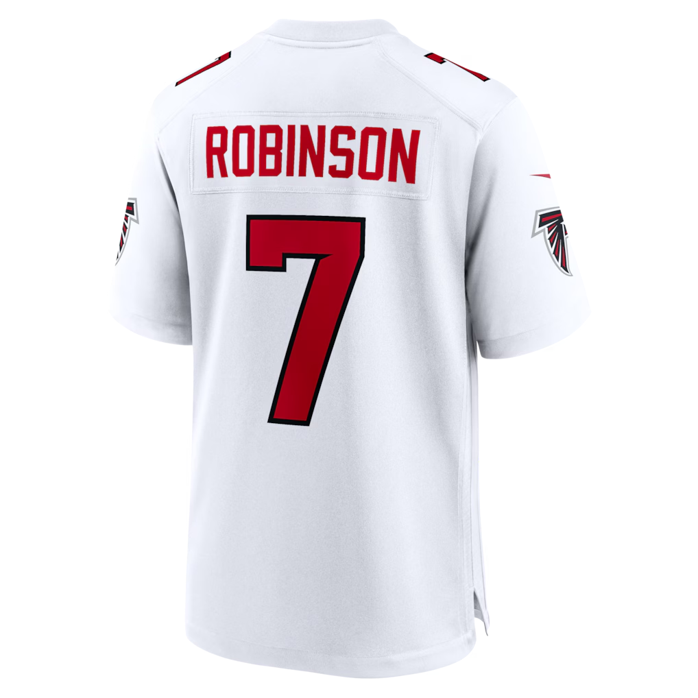 Odoa A.Falcons #7 Bijan Robinson White Game Stitched Jerseys
