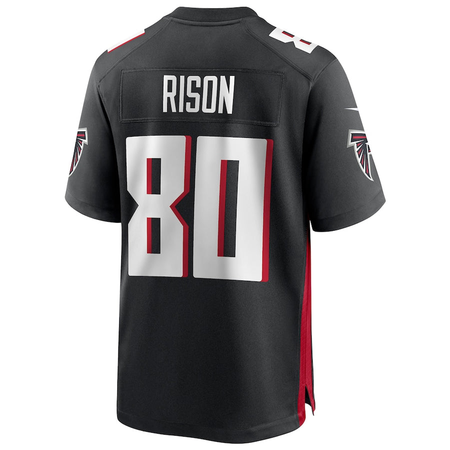 Odoa A.Falcons #80 Andre Rison Player Black Home Game Stitched Jerseys