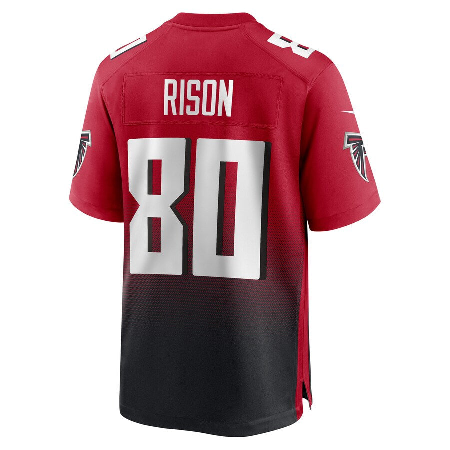 Odoa A.Falcons #80 Andre Rison Player Red Home Game Stitched Jerseys