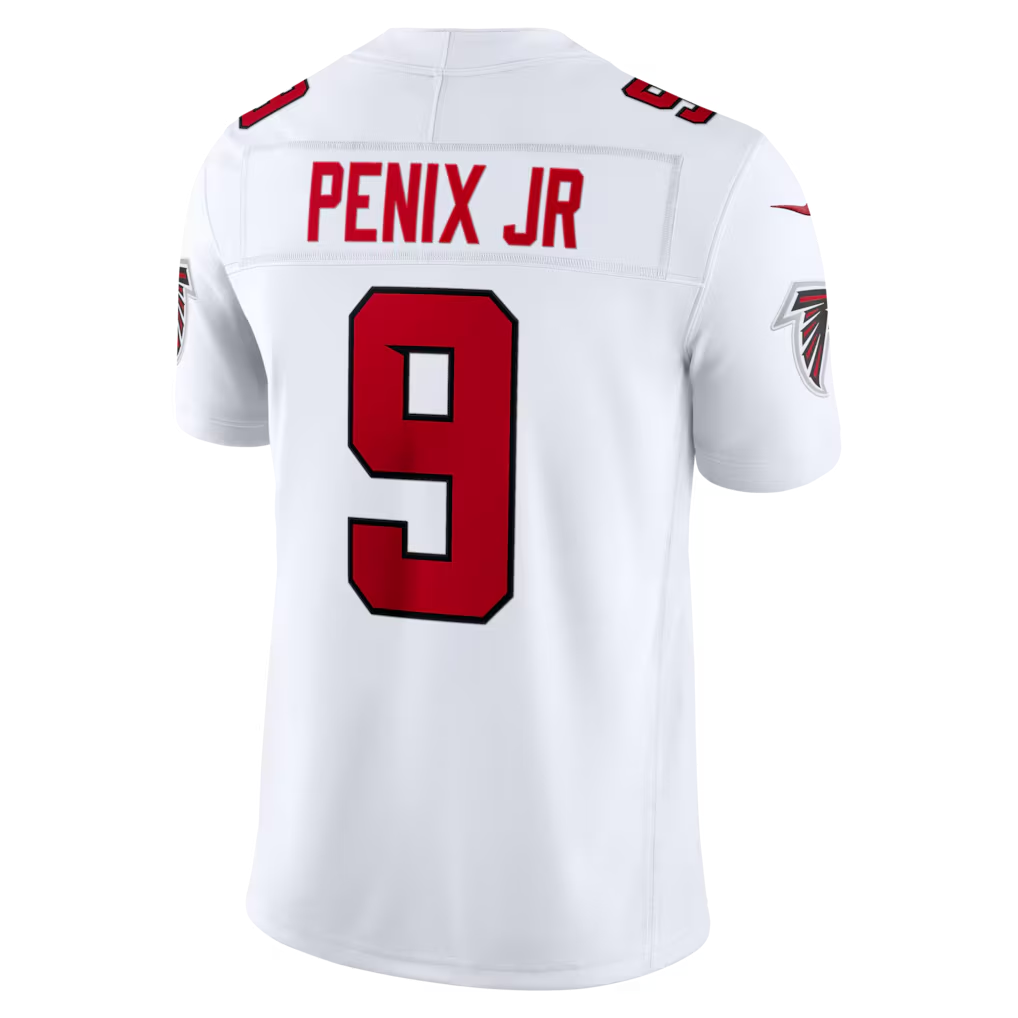 Odoa A.Falcons #9 Michael Penix Jr. White Vapor F.U.S.E. Limited Stitched Jerseys