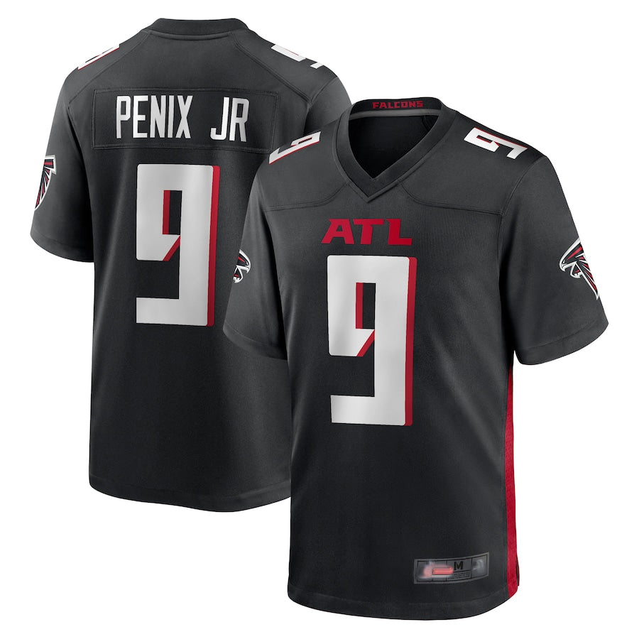 Odoa A.Falcons #9 Michael Penix Jr. Player Black Home Game Stitched Jerseys