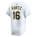Odoa Athletics #16 Nick Kurtz Player White Home Limited Stitched Jerseys