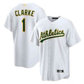 Odoa Athletics #1 Denzel Clarke player White Home 2026 Official Stitched Jersey