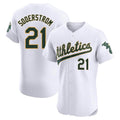 Odoa Athletics #21 Tyler Soderstrom Player White Elite Home Stitched Jersey