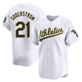 Odoa Athletics #21 Tyler Soderstrom Player White Limited Home Stitched Jersey
