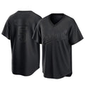 Odoa Athletics #5 Jacob Wilson Black Replica Pitch Fashion T shirt Stitched Jersey