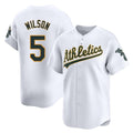Odoa Athletics #5 Jacob Wilson White Limited Home Stitched Jersey