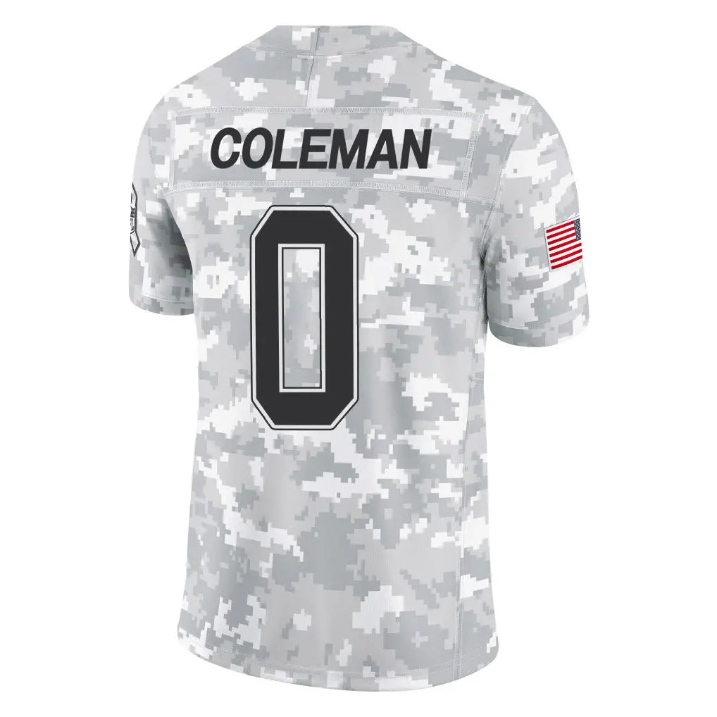 Odoa B.Bills #0 Keon Coleman Player Limited Arctic Camo Salute to Service Stitched Jerseys