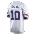 Odoa B.Bills #10 Khalil Shakir Player White Alternate Home Game Stitched Jerseys