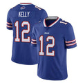 Odoa B.Bills #12 Jim Kelly Player Royal Vapor Untouchable Limited Stitched Jerseys