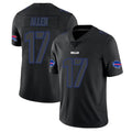 Odoa B.Bills #17 Josh Allen Player Black Impact Limited Home Game Stitched Jerseys