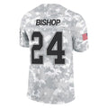Odoa B.Bills #24 Cole Bishop Player Arctic Camo Salute to Service Limited Stitched Jerseys