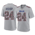 Odoa B.Bills #24 Cole Bishop Player Gray Fashion Home Game Stitched Jerseys