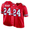 Odoa B.Bills #24 Cole Bishop Player Red Home Game Stitched Jerseys