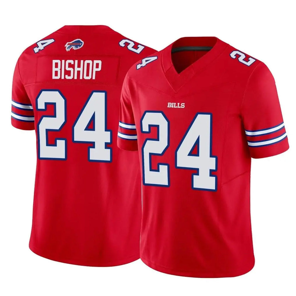 Odoa B.Bills #24 Cole Bishop Player Red Vapor F.U.S.E. Limited Stitched Jerseys