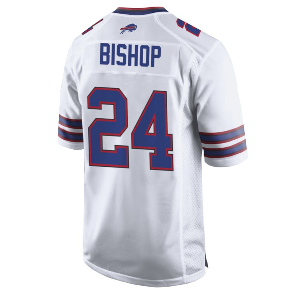 Odoa B.Bills #24 Cole Bishop Player White Home Game Stitched Jerseys
