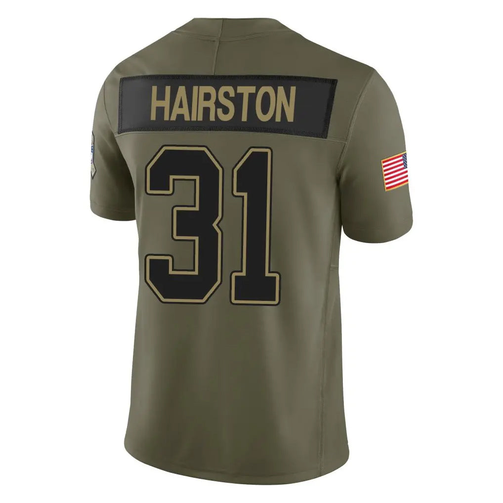 Odoa B.Bills #31 Maxwell Hairston Player Olive Salute To Service Limited Home Game Stitched Jerseys