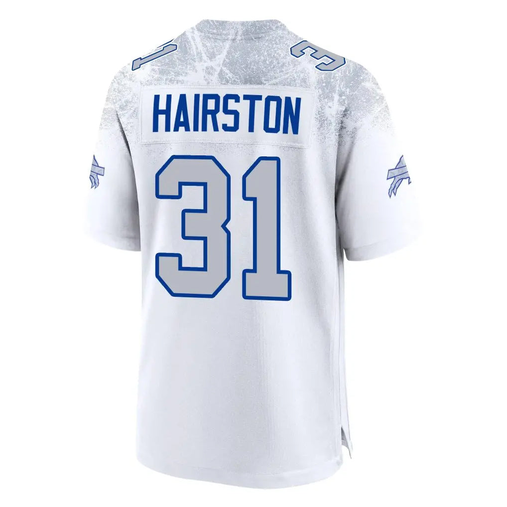 Odoa B.Bills #31 Maxwell Hairston Player White Rivalries Collection Game Stitched Jerseys