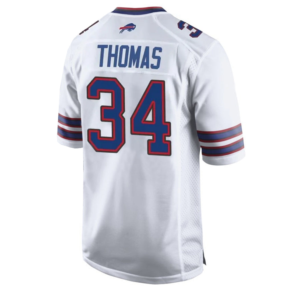 Odoa B.Bills #34 Thurman Thoma Player White Home Game Stitched Jerseys