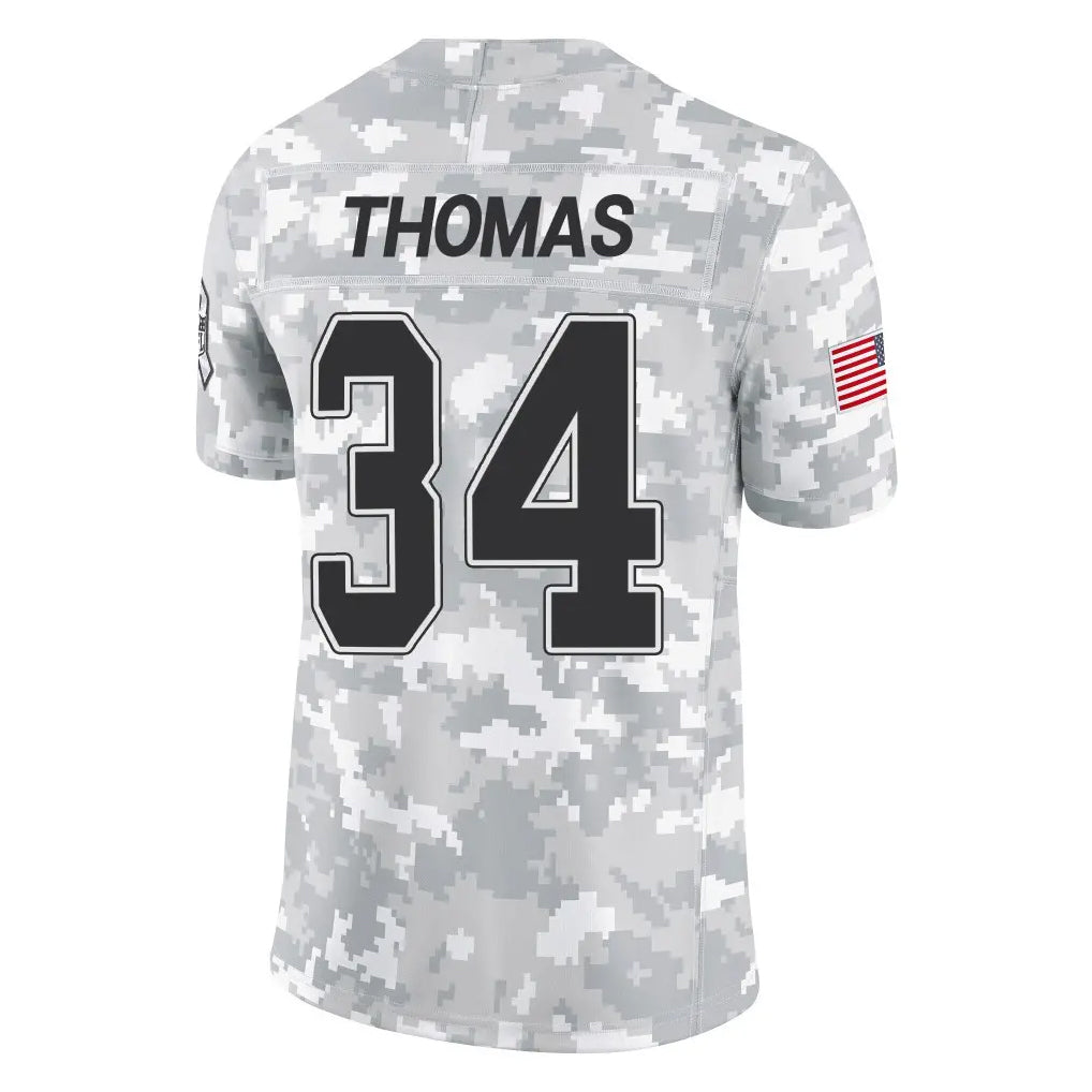 Odoa B.Bills #34 Thurman Thomas Player Arctic Camo Salute to Service Limited Stitched Jerseys