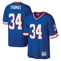 Odoa B.Bills #34 Thurman Thomas Player Royal Mitchell & Ness Legacy Replica Stitched Jerseys
